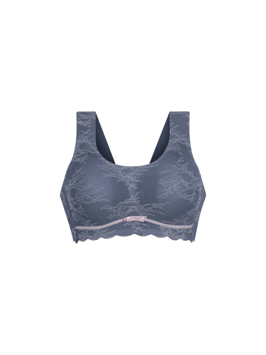 Essential Lace Bralette - Grey/Rose