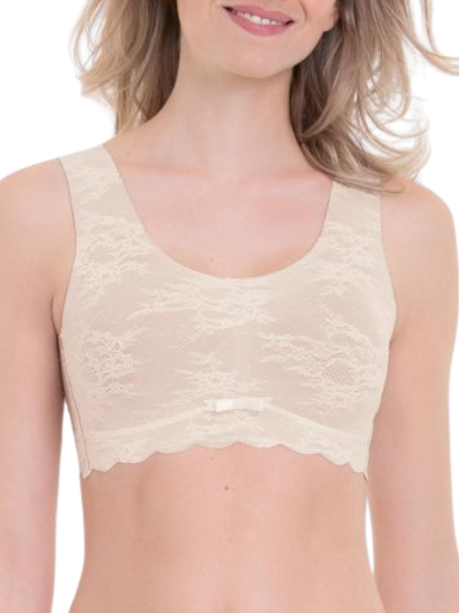 Essential Lace Bralette - Crystal
