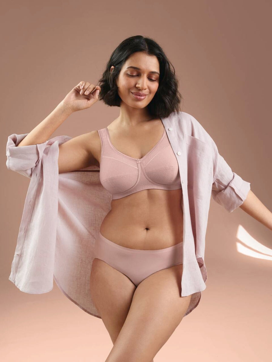 Jana Comfort Bra - Rosewood