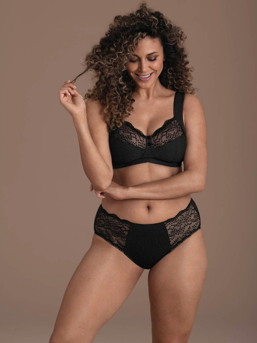 Orely Support Soft Cup Bra - Black