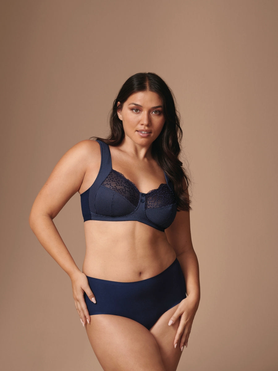 Orely Support Soft Cup Bra - Maritime Blue