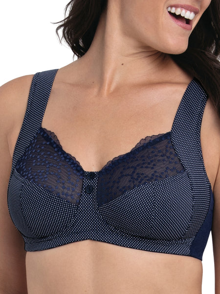 Anita Women's Colette 5250 Wire-Free Soft Bra – Spacer Foam Cups, Sky Grey, Size 40E - View #8