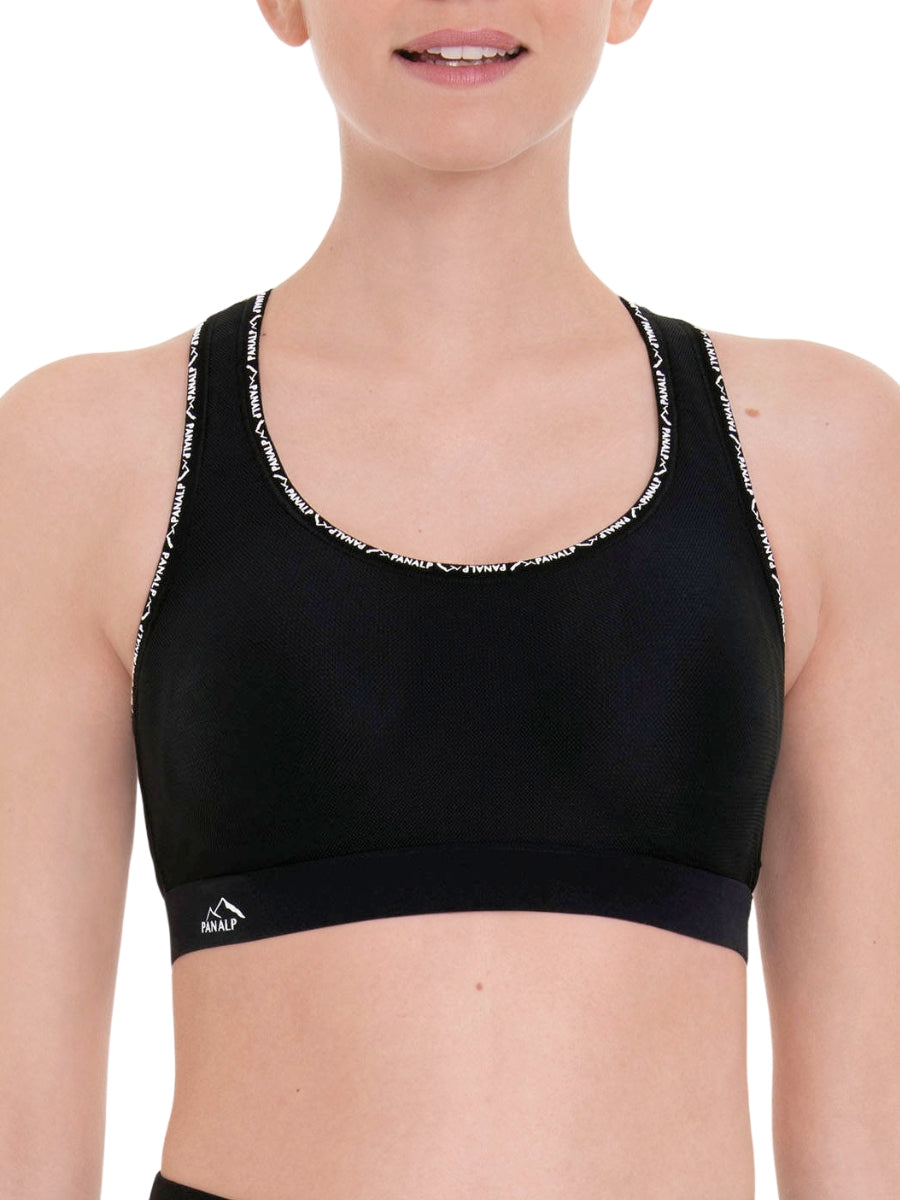 PanAlp DeltaPad Sports Bra - Black