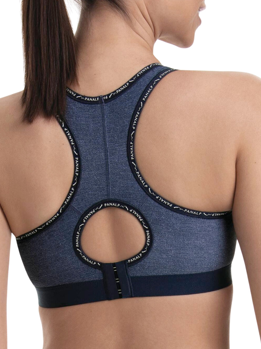 PanAlp DeltaPad Sports Bra - Jeans