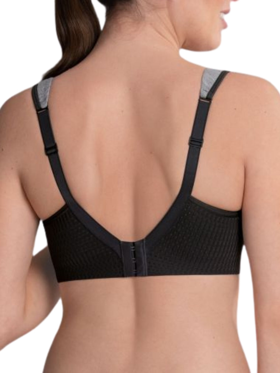 PanAlp Wool Sports Bra - Anthracite/Melange