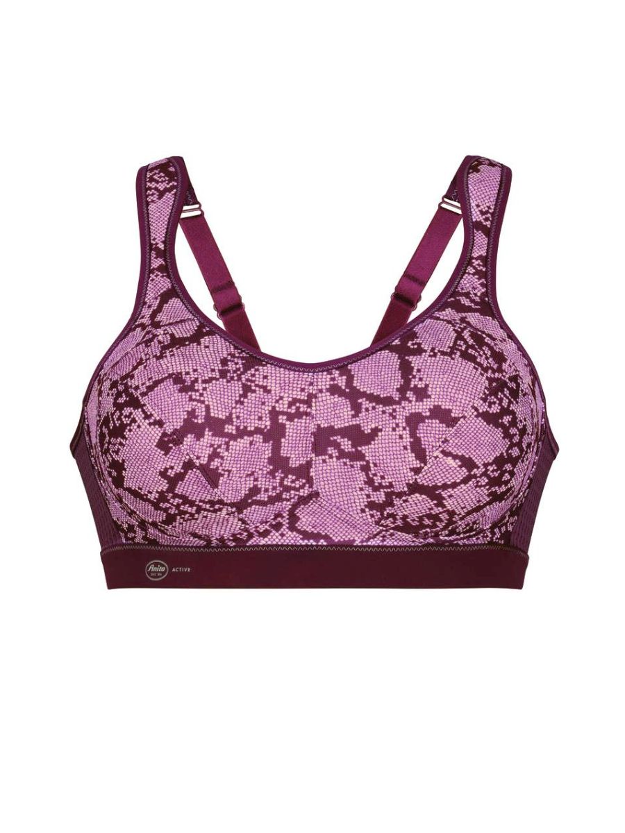 anita non wired sports bra rose berry