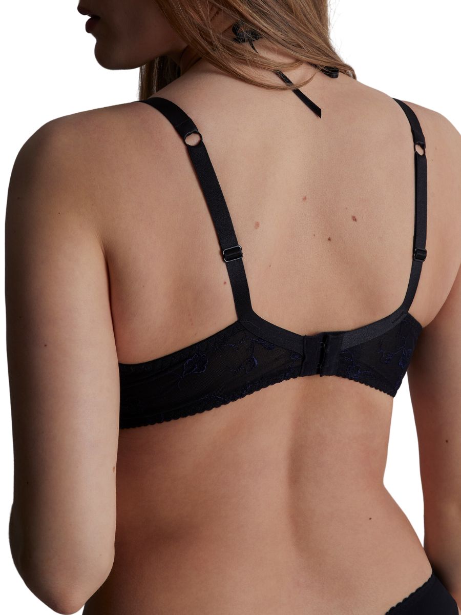 aubade amour precieux triangle bra cosmic blue