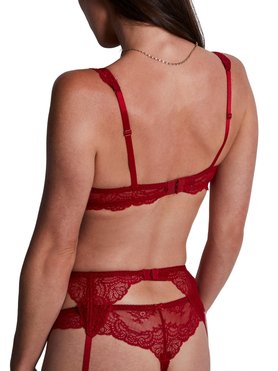 Danse Des Sens Half Cup Bra - Irresistible Red