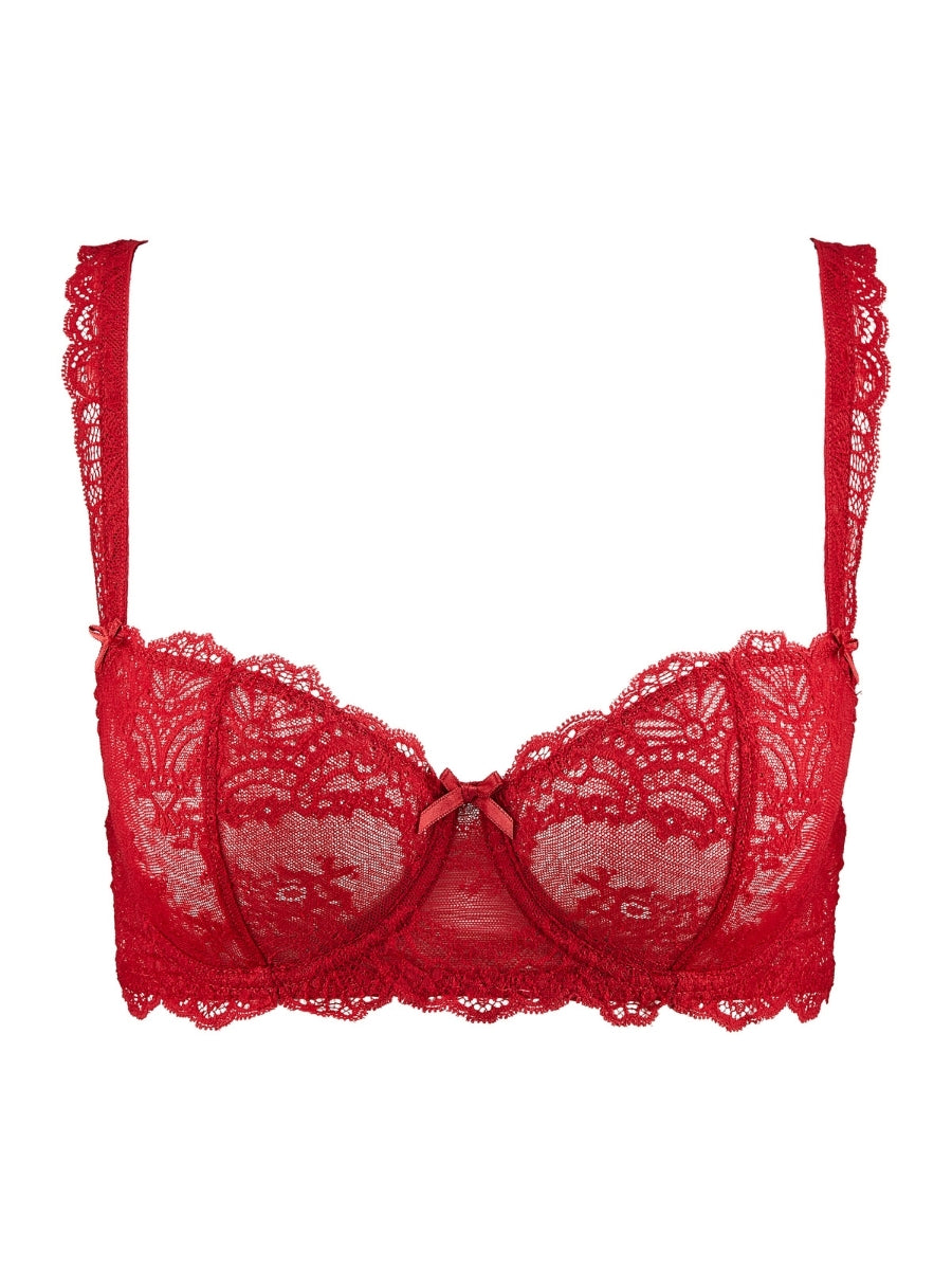 Danse Des Sens Half Cup Bra - Irresistible Red