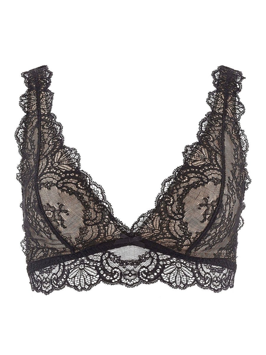 Danse Des Sens Triangle Bralette - Noir
