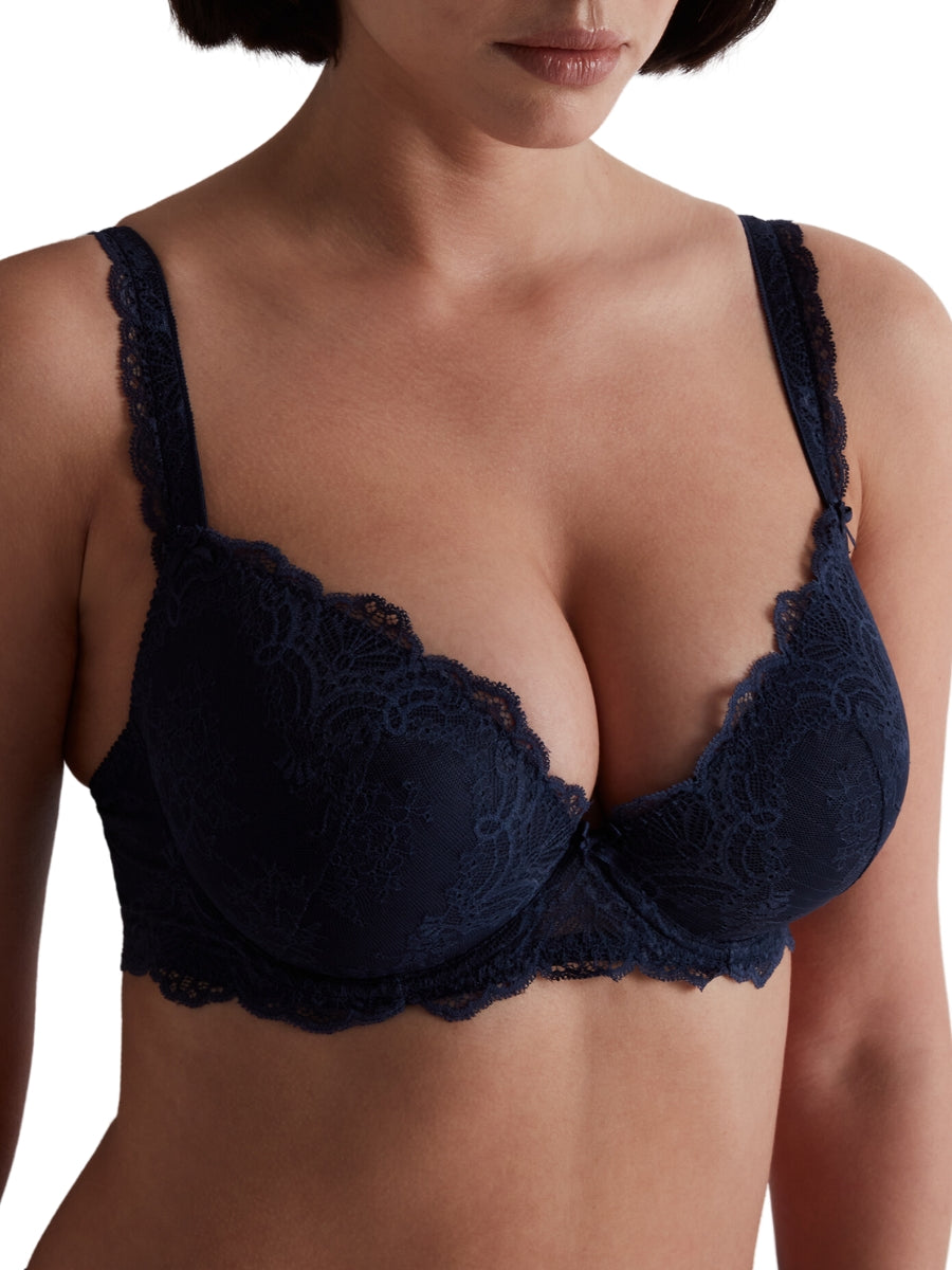 Danse Des Sens Moulded Push Up Bra - Evening Blue