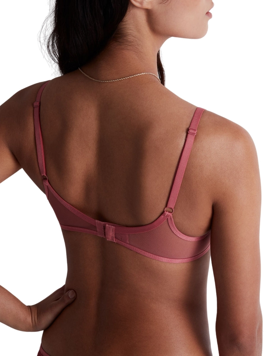 Feeling Myself Half Cup Bra - Rosewood