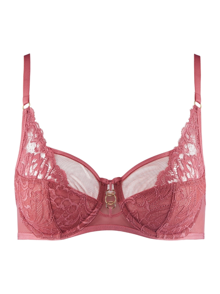 Feeling Myself High Apex Full Cup Bra - Rosewood
