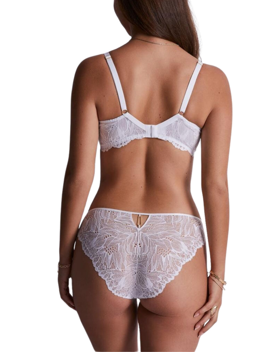 Flowermania High Apex Full Cup Bra - Blanc