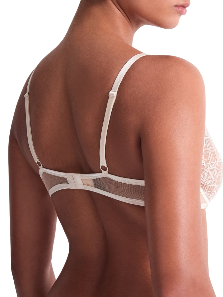 Iconic Calypso Single Wire Plunge Bra - Dune