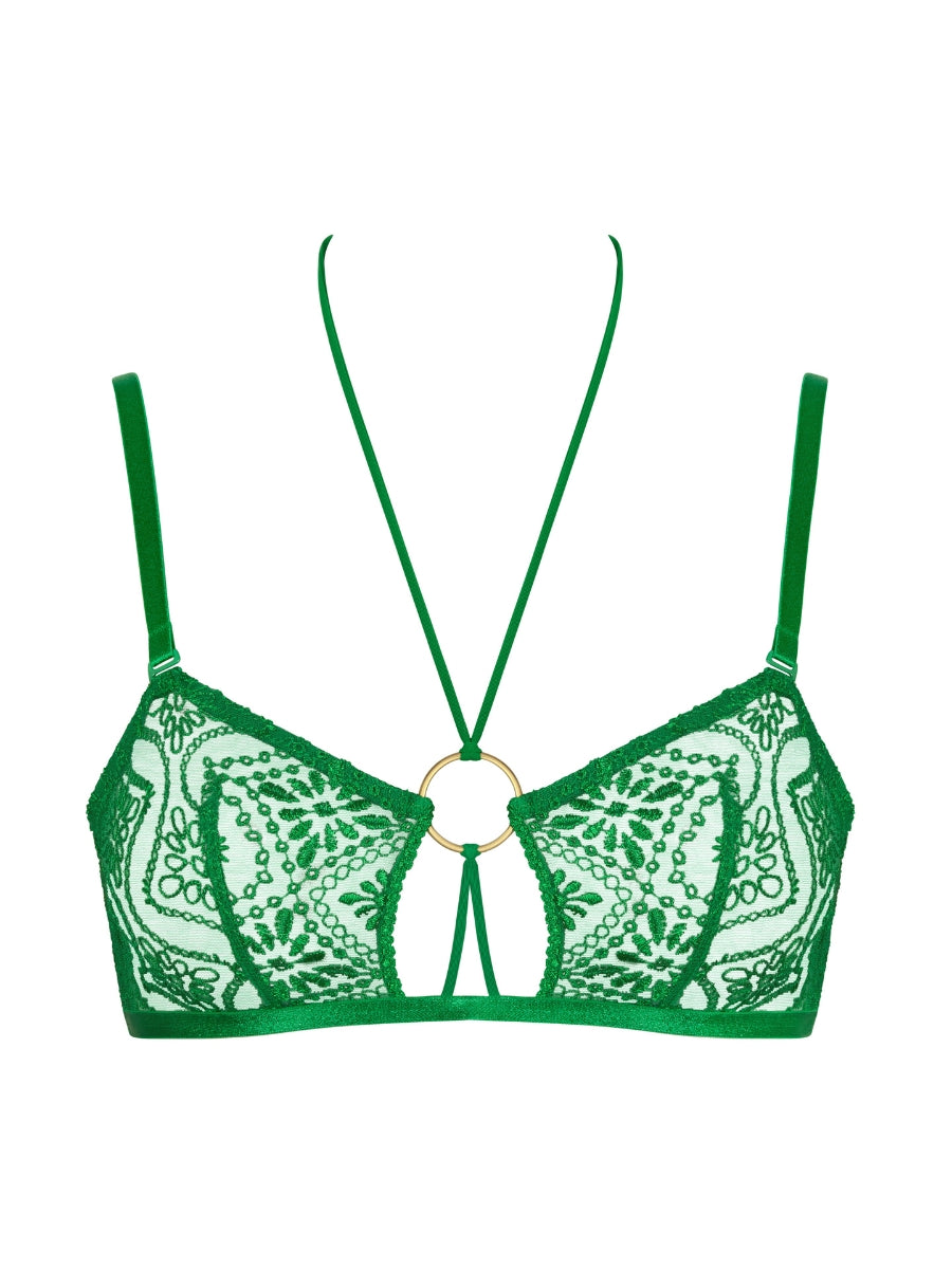 Losing My Mind Bralette - Green Island