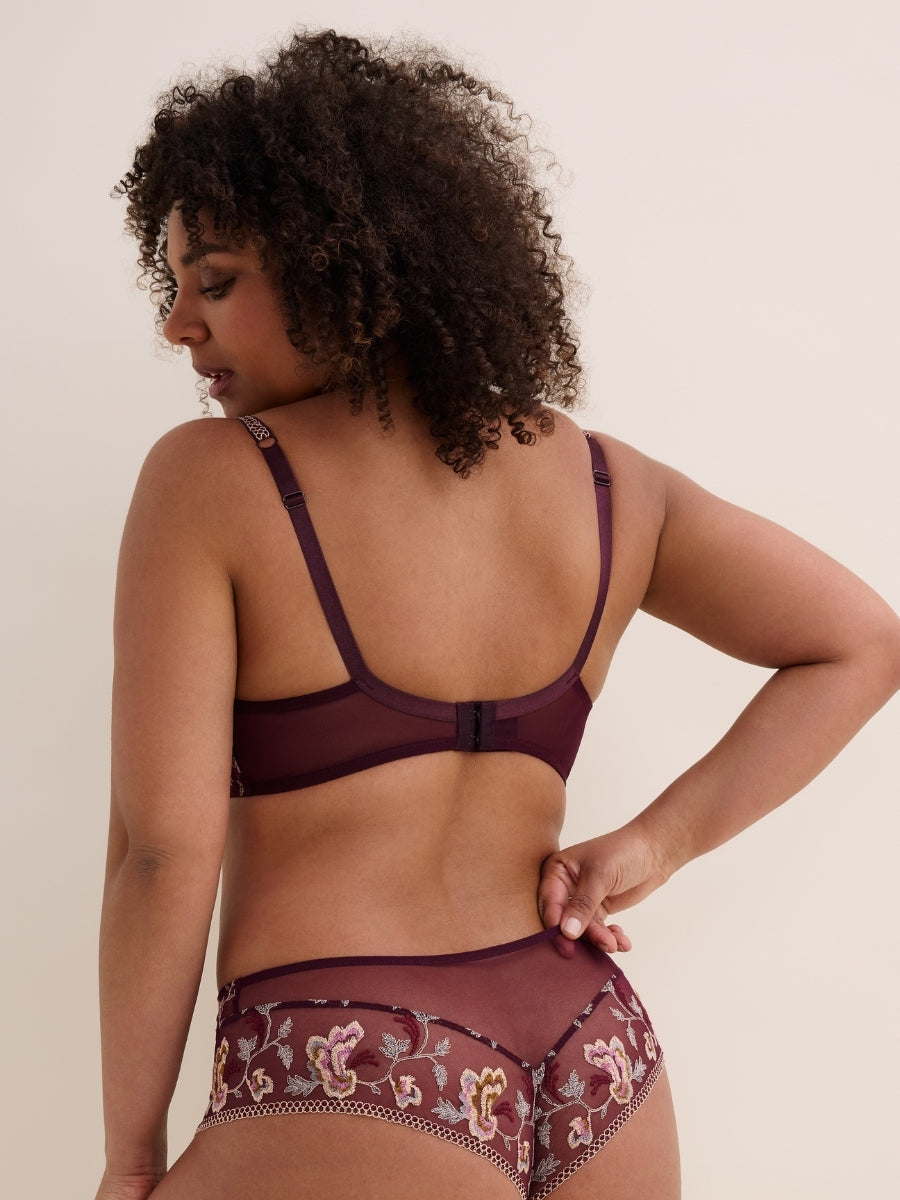 Midnight Opera Half Cup Bra - Secret Purple