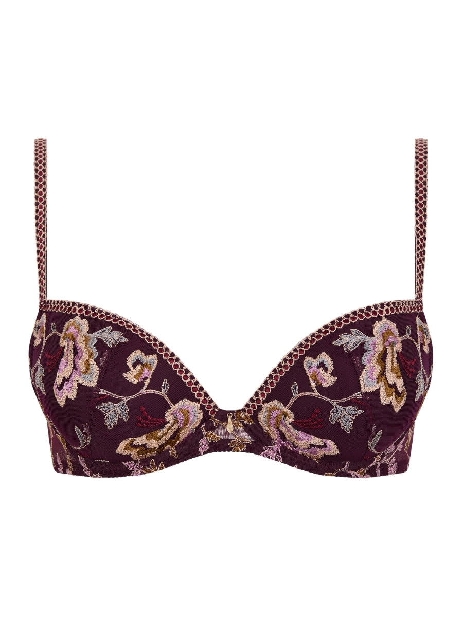 Midnight Opera Moulded Push Up Bra - Secret Purple