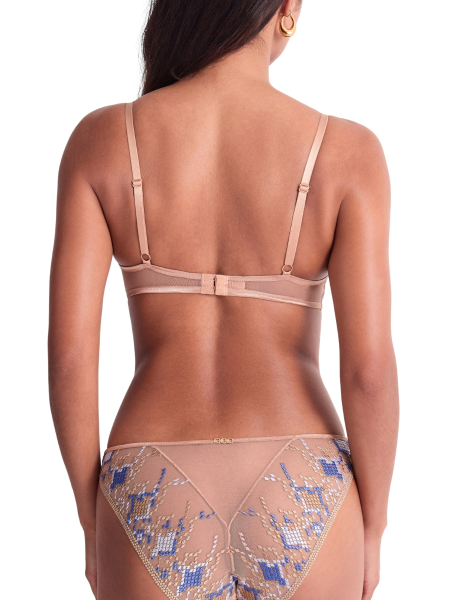 Poetic Delights Triangle Bralette - Skyway