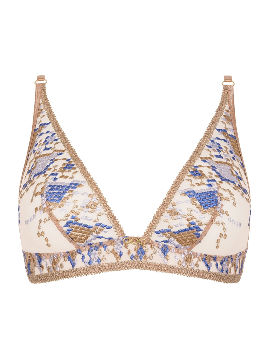 Poetic Delights Triangle Bralette - Skyway