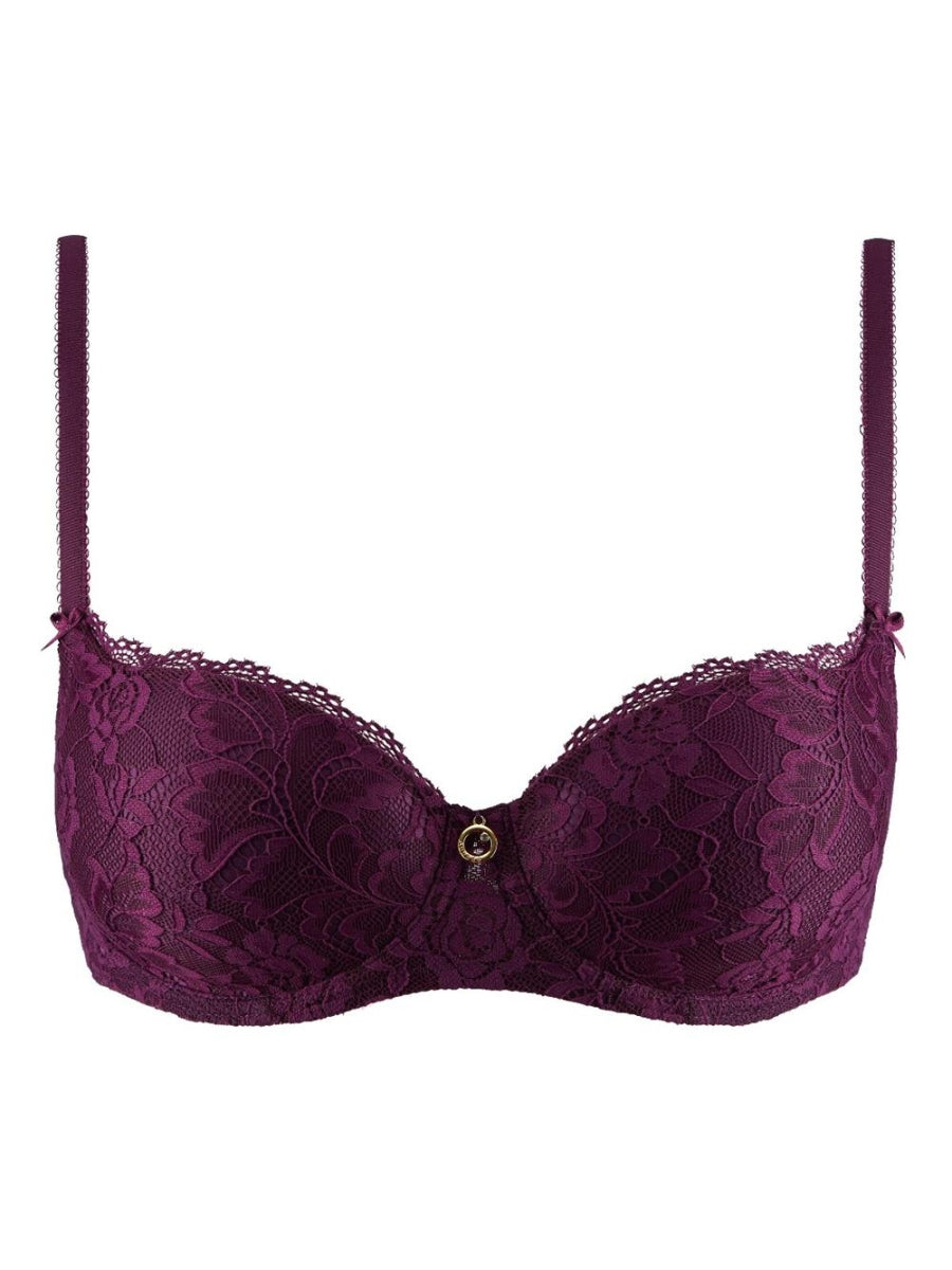 Rosessence Half Cup Bra - Berry