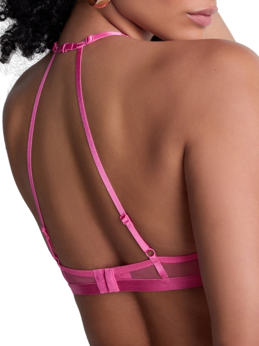 Rules of Attraction Bralette - Exciting Pink