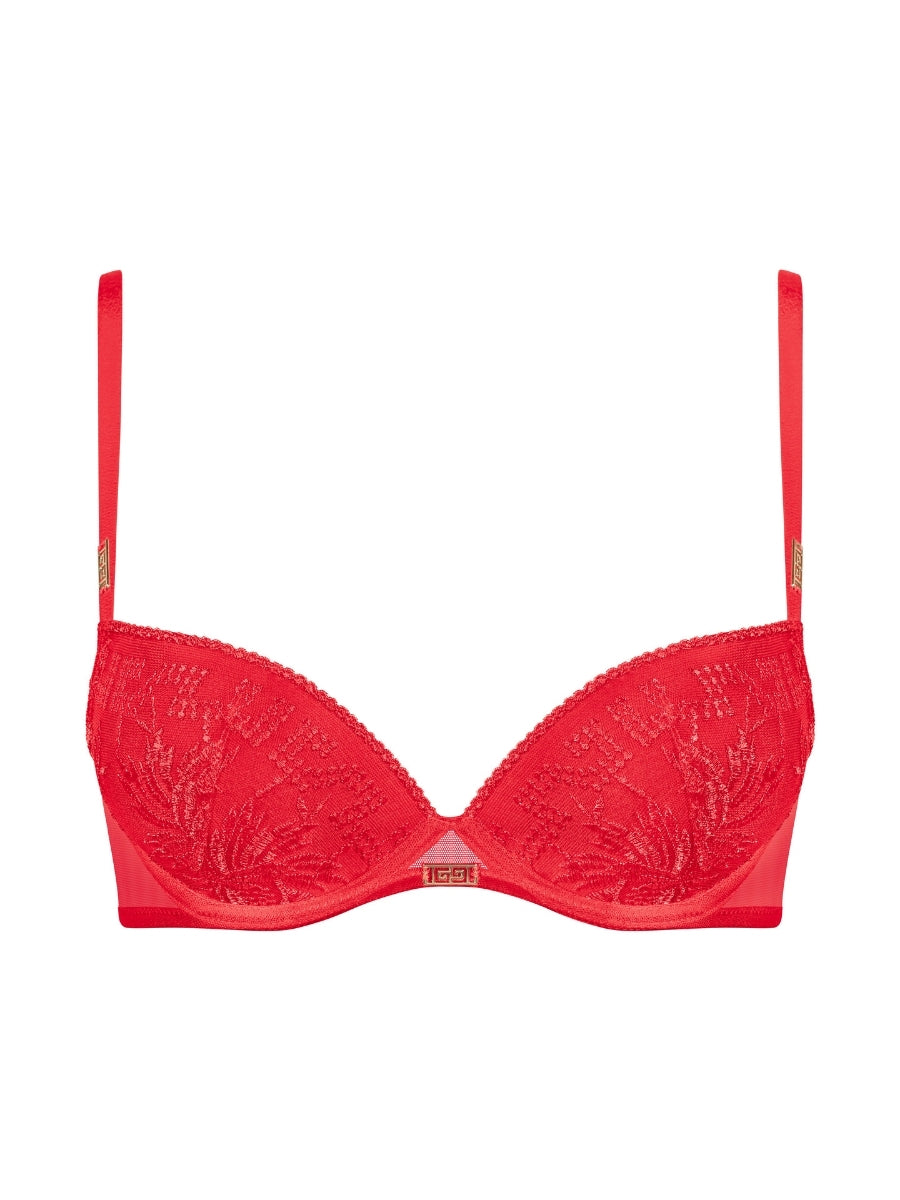 Rules of Attraction Moulded Push-Up Bra - Flame