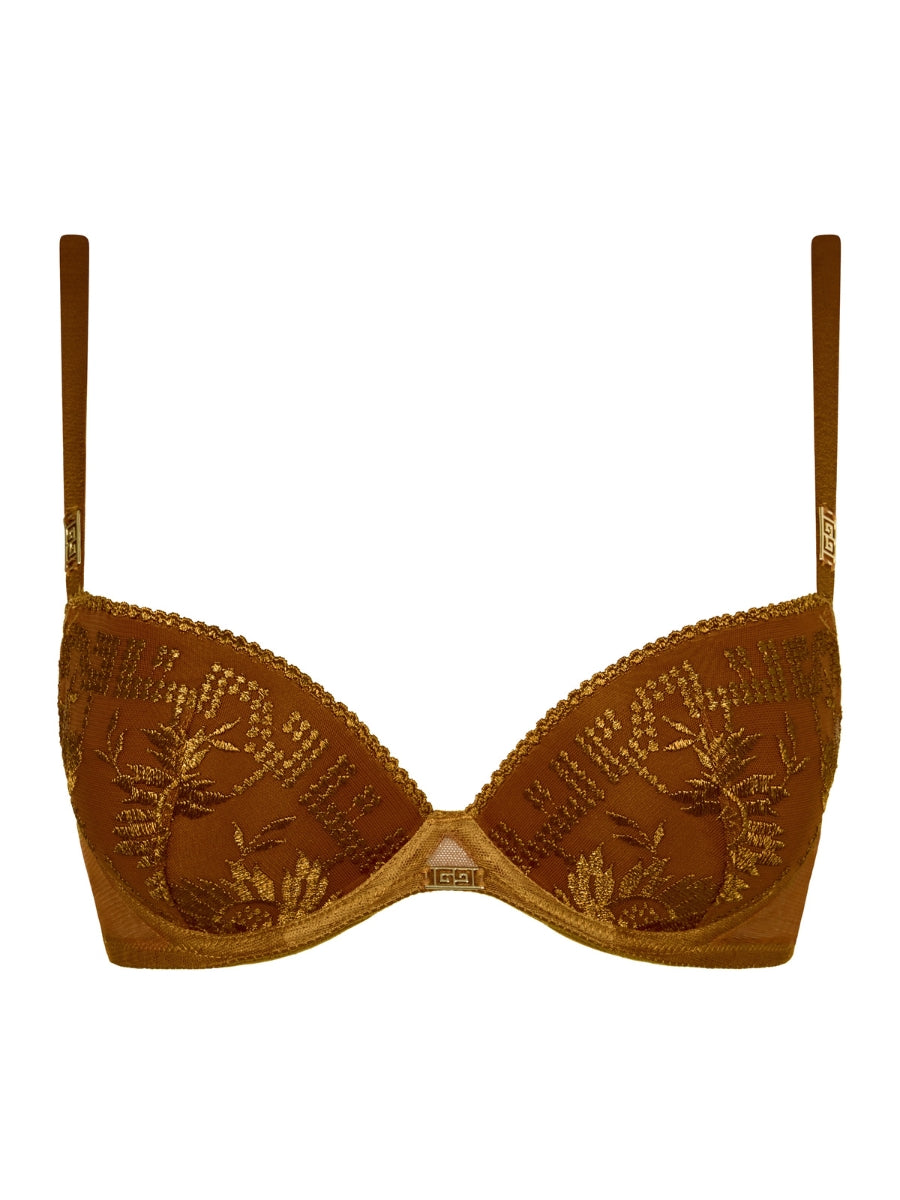 Rules of Attraction Moulded Push-Up Bra - Golden Shadow