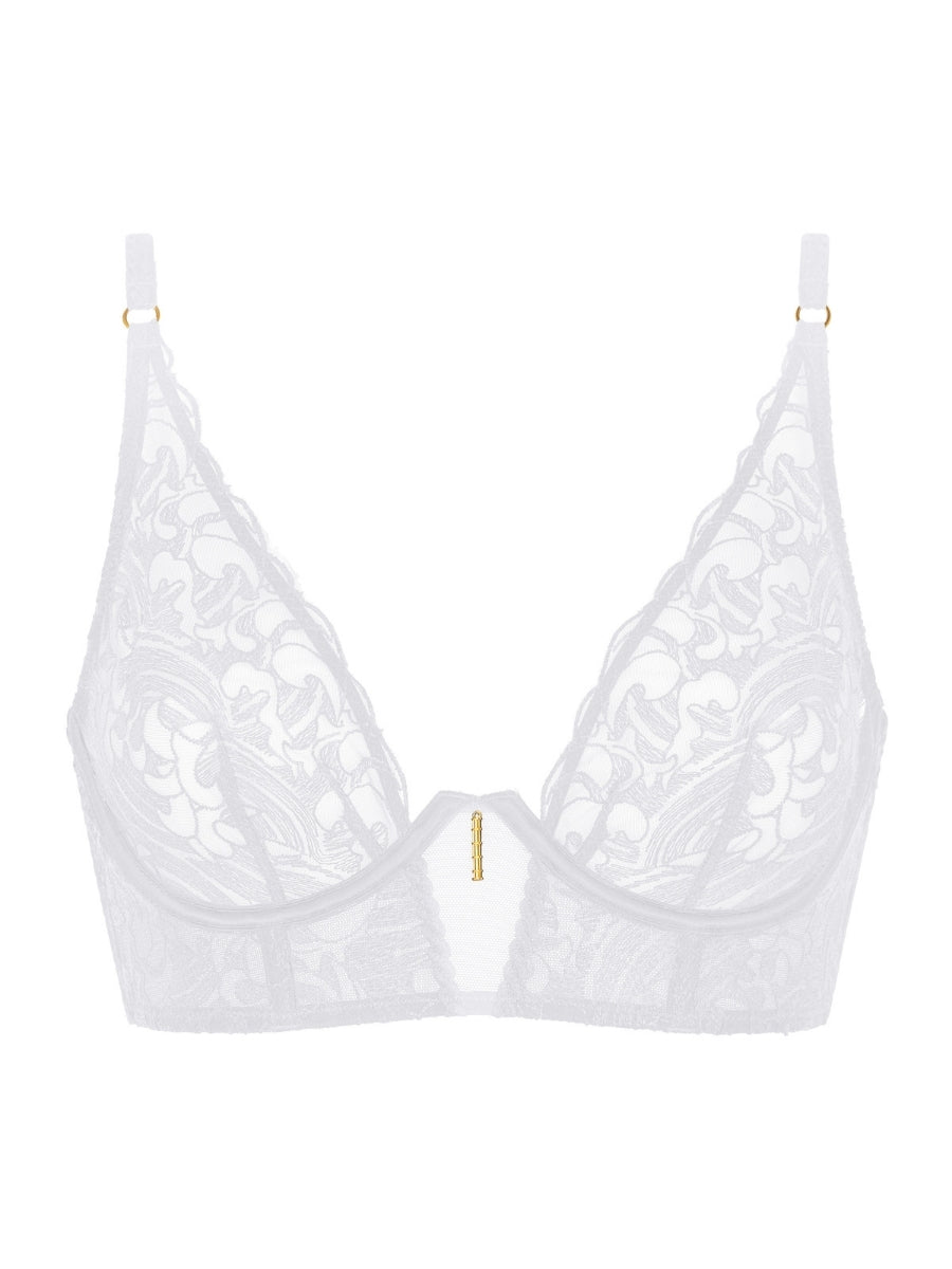 Satin Memories Bustier - Arctic Blue