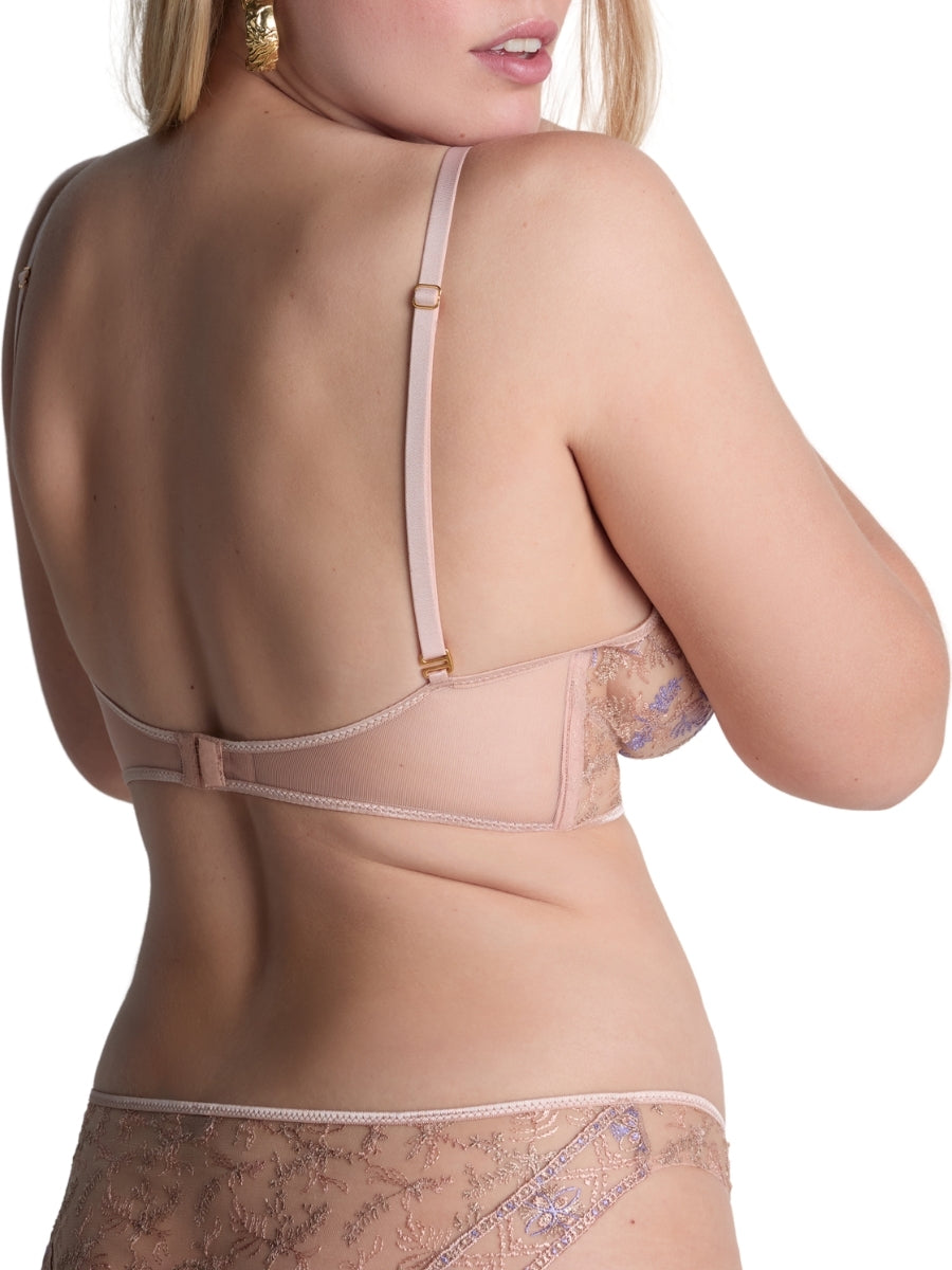 Sound of Heart Triangle Bralette - Lavender Aura