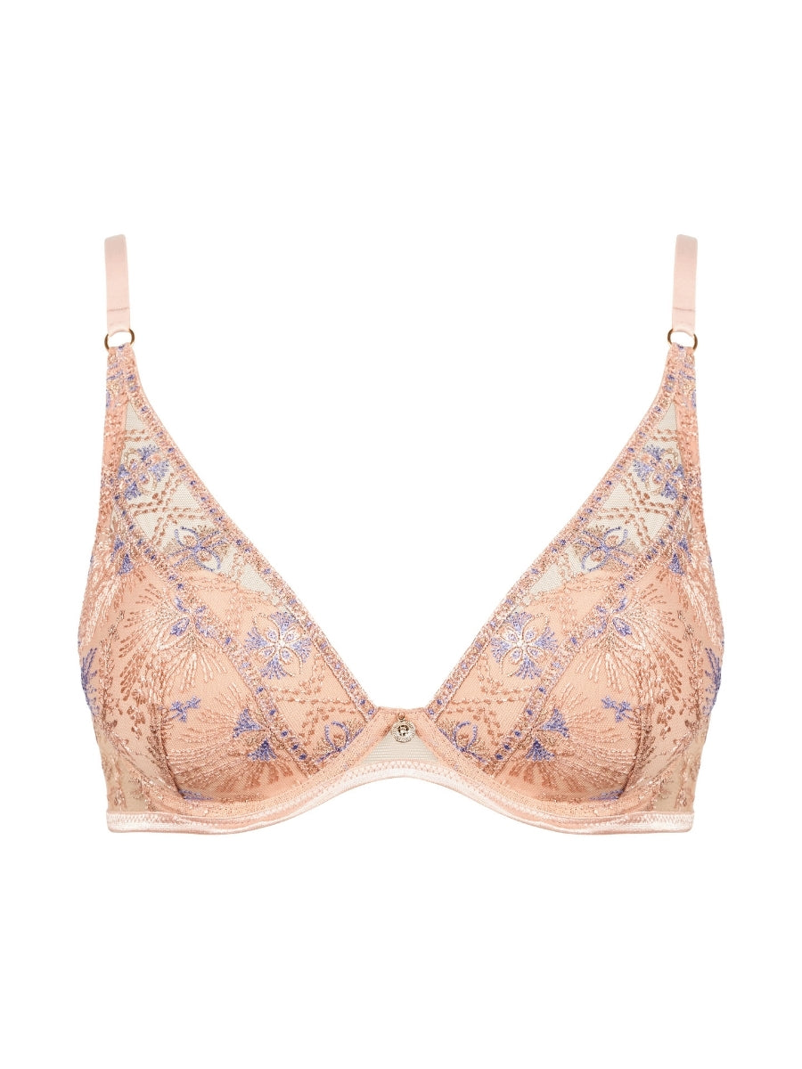 Sound of Heart High Apex Push Up Bra - Lavender Aura
