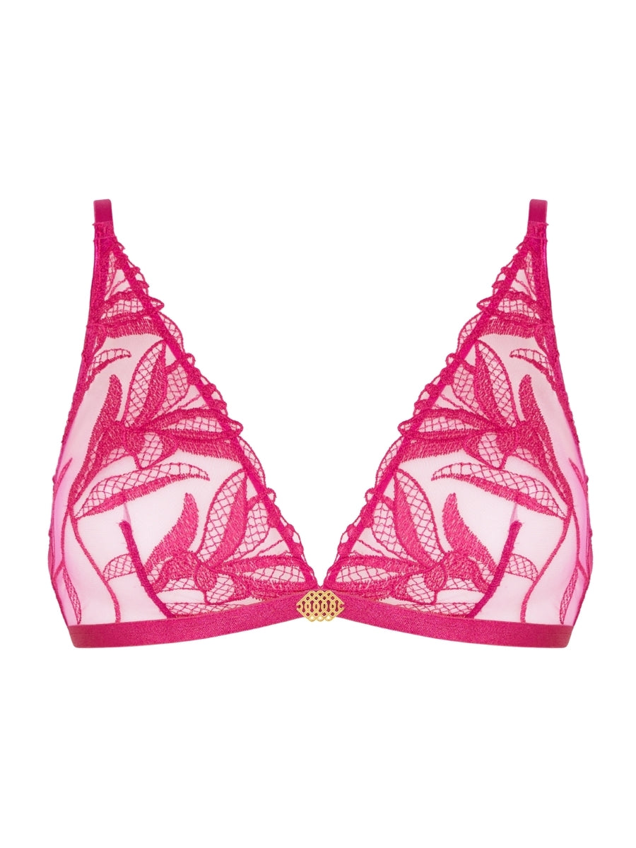 Sweet Euphoria Triangle Bralette - Passion Rose