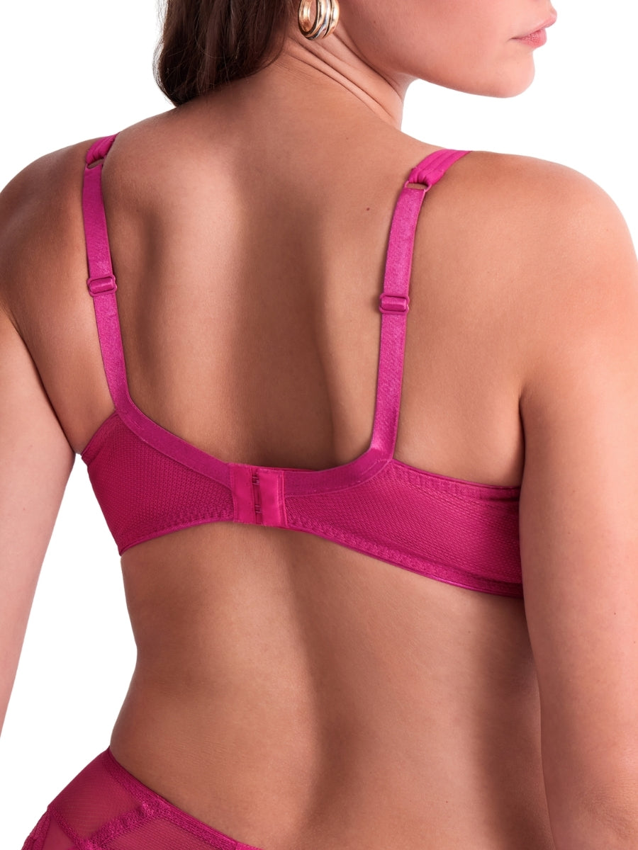 Sweet Euphoria Half Cup Bra - Passion Rose