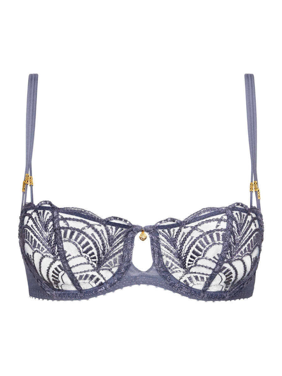 Vibes Half Cup Bra - Denim
