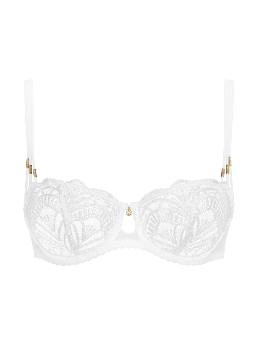 Vibes Half Cup Bra - Pearl