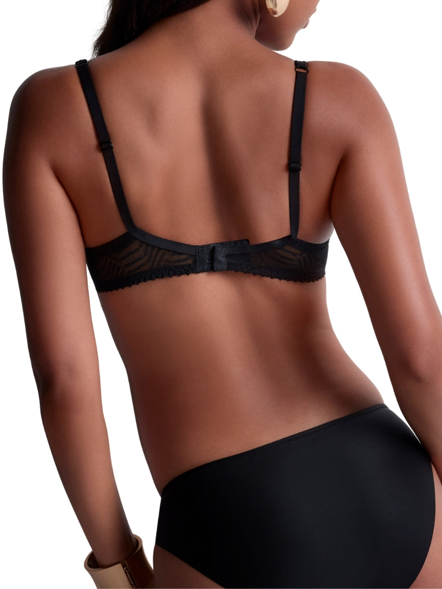 Vibes High Apex Full Cup Bra - Black