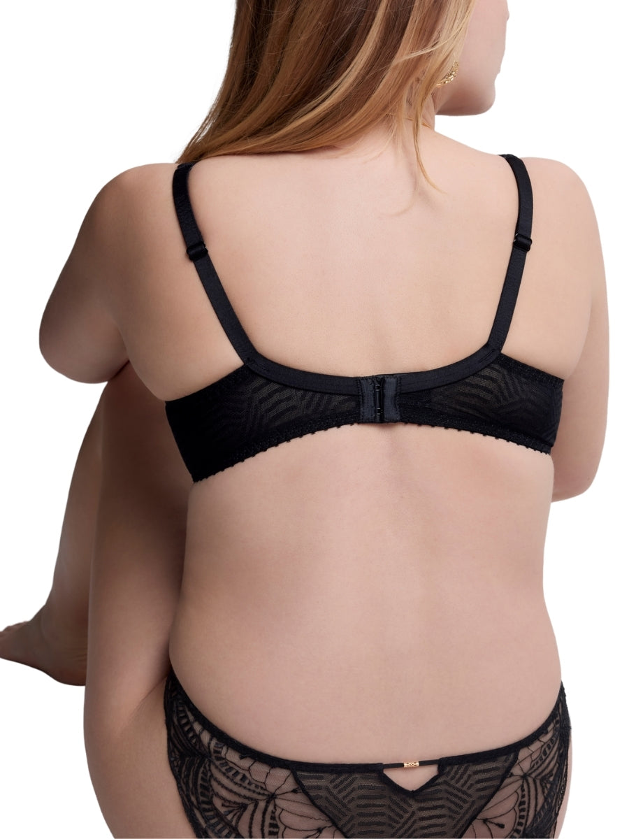 Vibes High Apex Full Cup Bra - Black