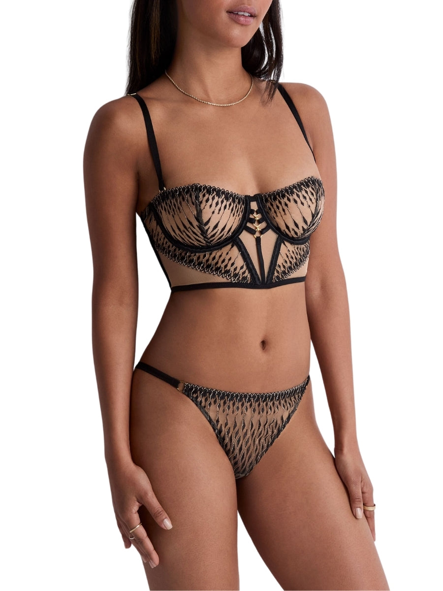 Voodoo Kiss Bustier - Millenium Black