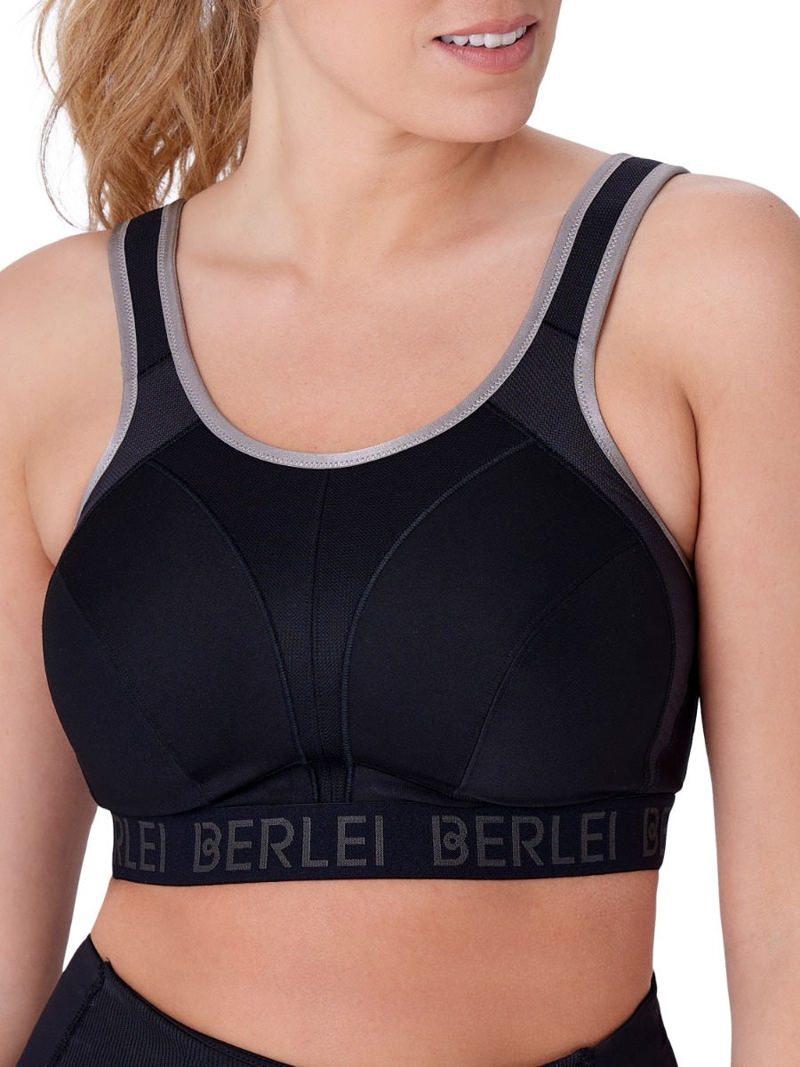 Extreme Support Non-Wired Sports Bra - Black