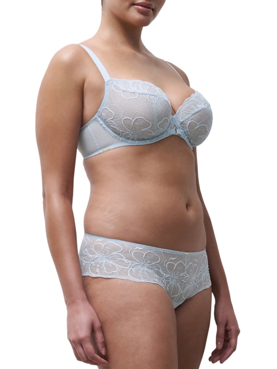 Fleurs Covering Full Cup Bra - Icy Flower