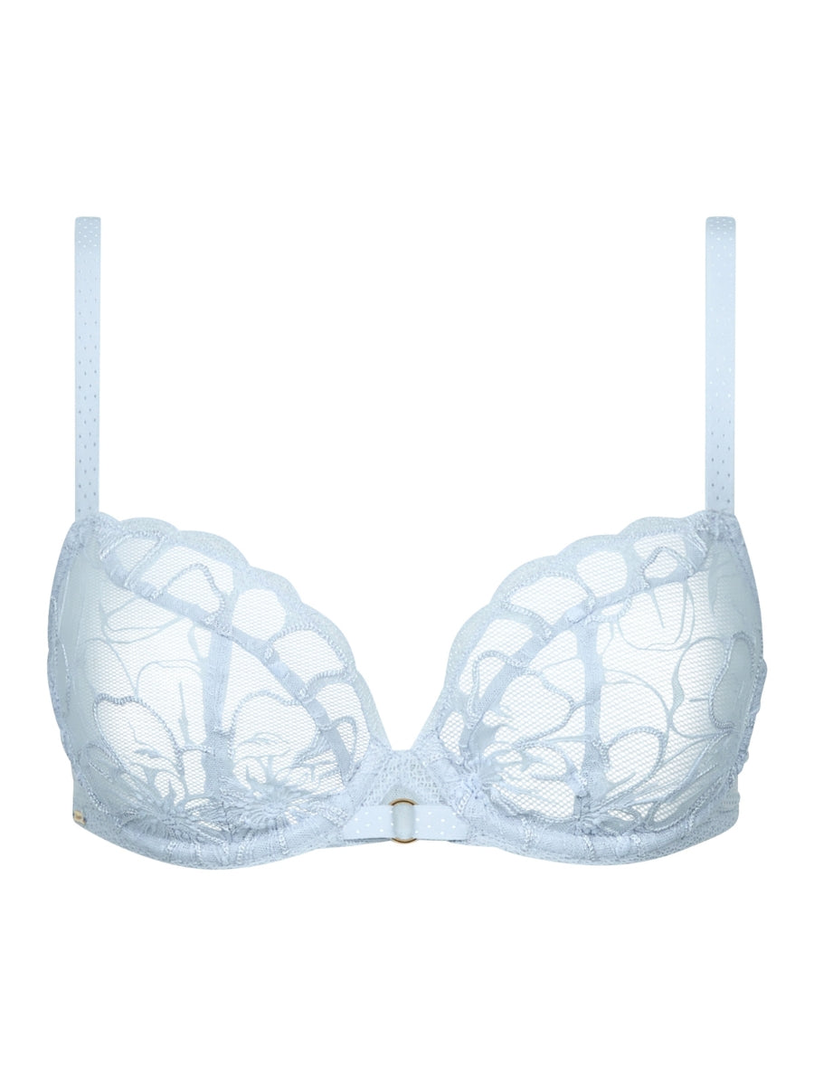 Fleurs Covering Full Cup Bra - Icy Flower