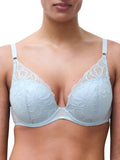 Fleurs Plunge T-Shirt Bra - Icy Flower