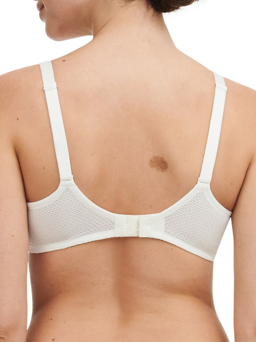 Fleurs Half Cup Balcony Bra - Milk/Black