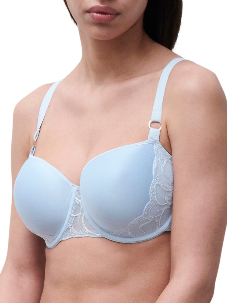 Fleurs Memory Foam Half Cup Bra - Icy Flower