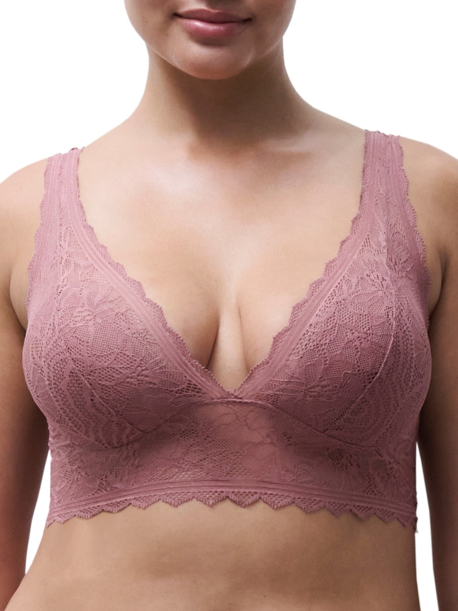Easy Feel Floral Touch Wirefree Triangle Bralette