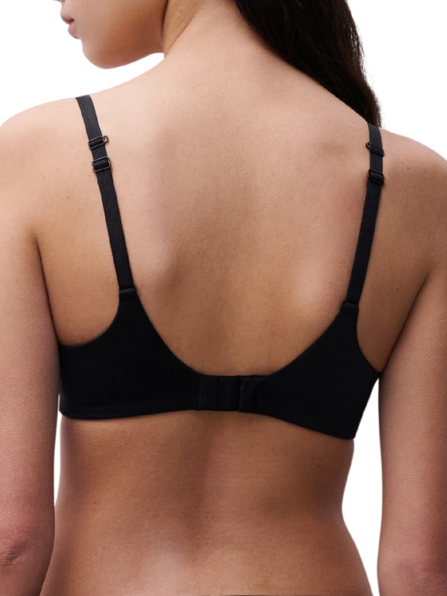 Glaze Covering T-Shirt Bra - Black