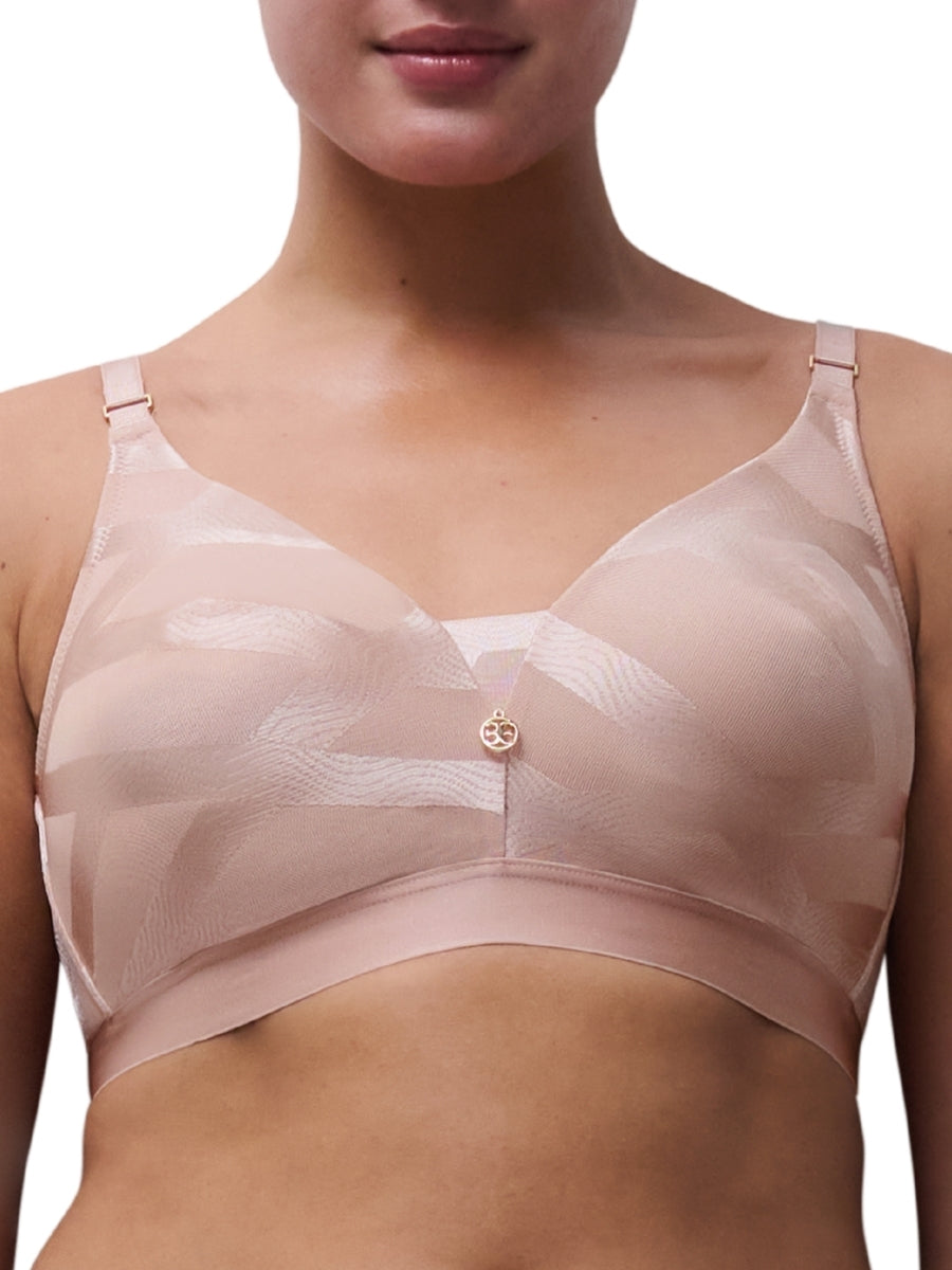 Glaze Wirefree Support Bra - Dusky Pink