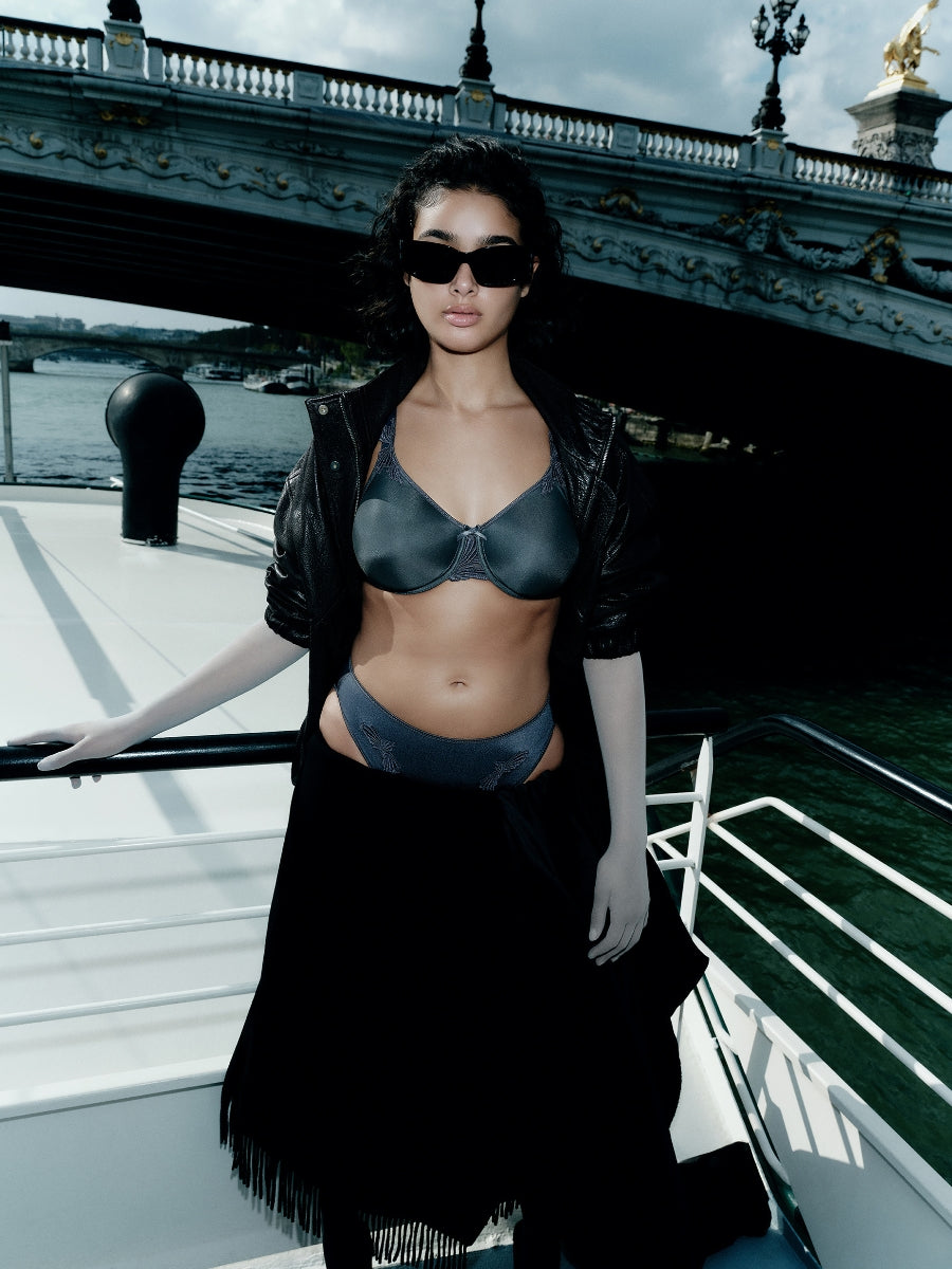 Hedona T-Shirt Bra - Slate Grey