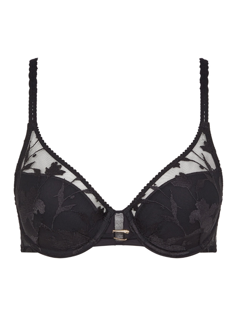 Idyll Plunge Spacer Bra - Black
