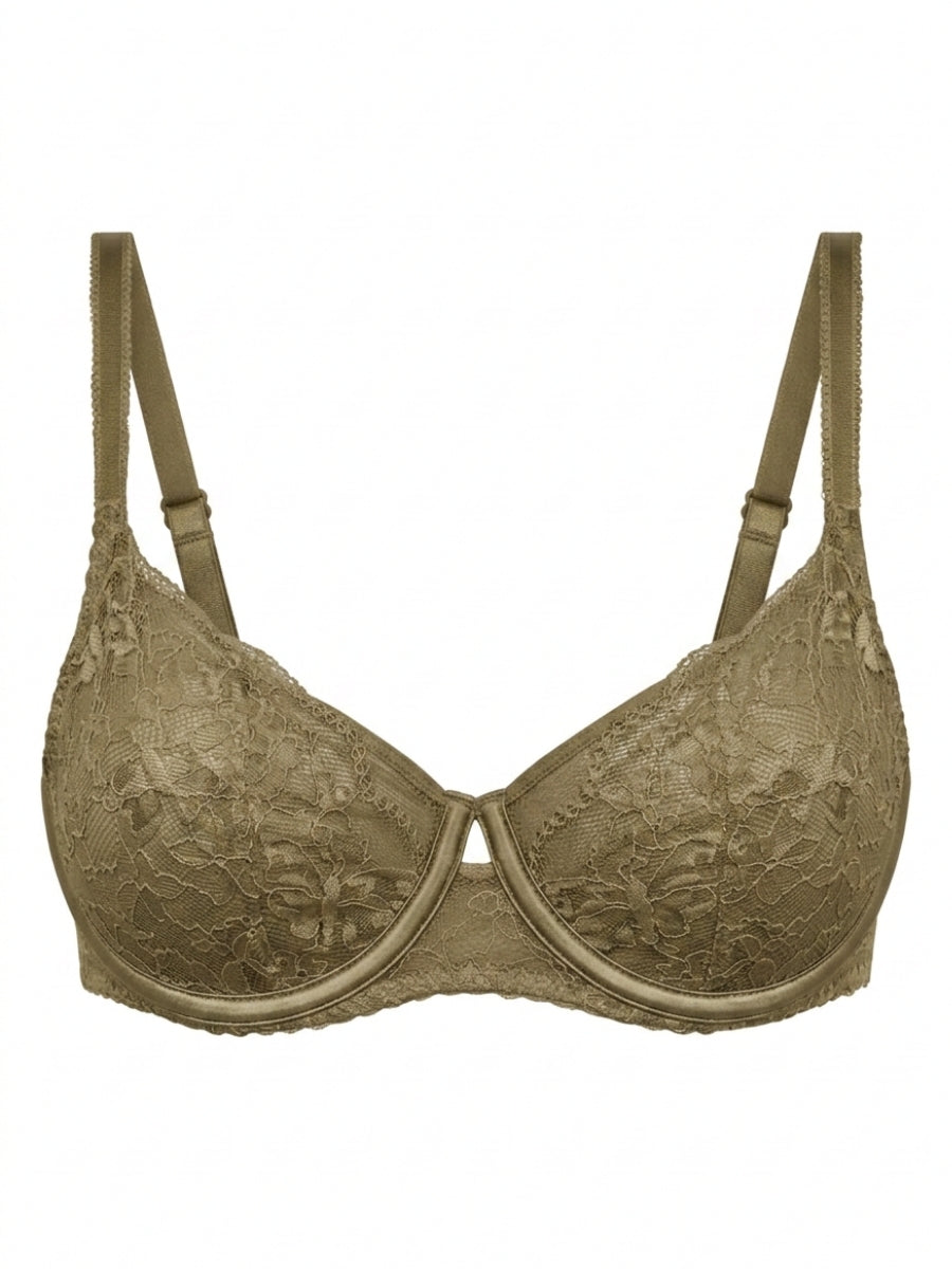 Kiss Half Cup Bra - Khaki
